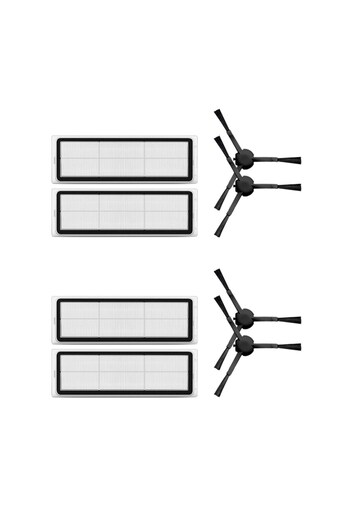 robotyedek Xiaomi X10 - 8 bucăți filtru Hepa de schimb compatibil și perie laterală