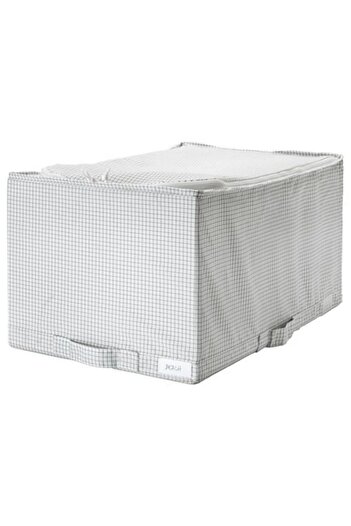 IKEA Düzenleyici Fermuarlı Kutu Meridyendukkan Ölçü 34x51x28 Beyaz-gri Renk Saklama-düzen Kutusu
