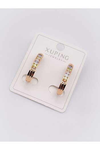 Trinos Special Series Jewelled Earrings Rose Gold