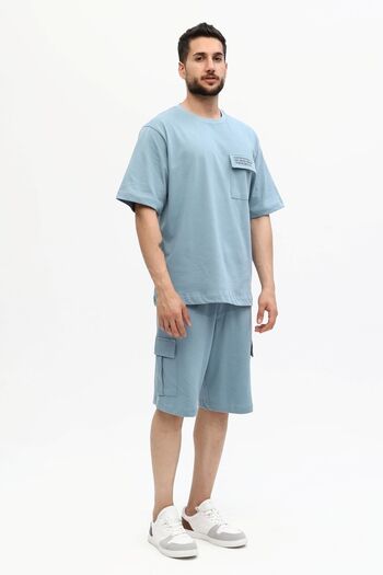 Owut Collection Men's Printed Oversize Shorts Set
