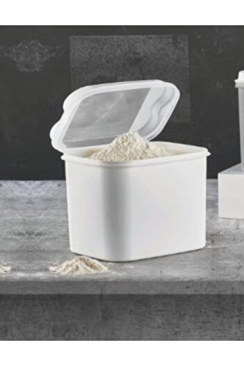 VİP AHMET Vipahmet 10 Lt Fairy Tale Flour and Storage Container White