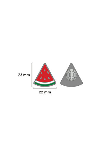 Zaytoon Yaka Rozeti Filistin Karpuz Dilimi Renkli Metal Pin Broş Takı Destek Sembolik Hediye