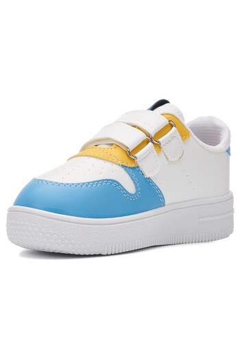 Nstil Daily Unisex Children's Sneaker with Lace-up and Velcro Light Non-Slip Sole Comfortable Sports Shoes 100