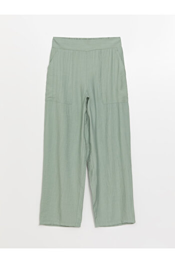 LC Waikiki Comfortable Molded Women's Trousers with Elastic Waist