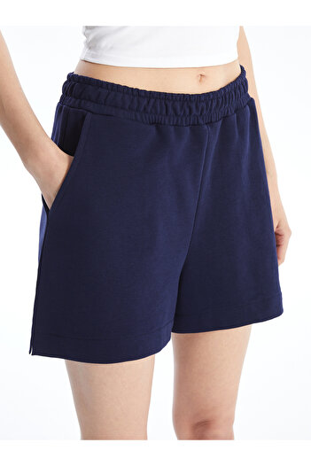 LC Waikiki Women's Straight Shorts - Elastic Waist