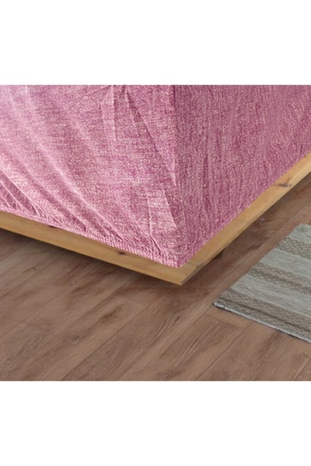 Lucy and Home Ranforce Elastic 100% Cotton Bed Sheet