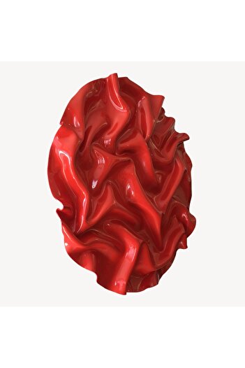 pienosanat Kişiye Özel Sanat Eseri Twistly Parlak Kıvrımlı Tabo Crinkly Cosmo abstract n103