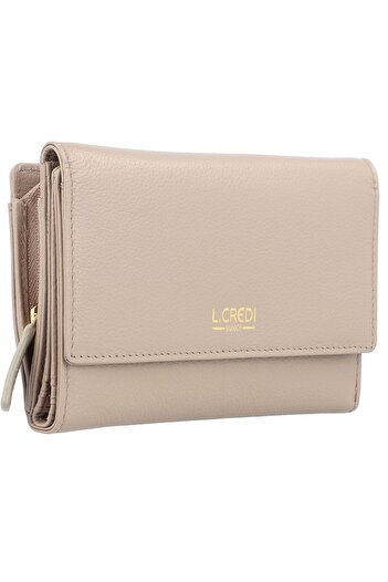 L.CREDI Evelyn wallet RFID leather 14.5 cm