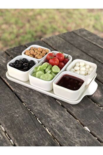 TarzzHome Breakfast Set with Lid, 5 Pieces