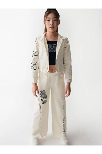 NK Ethnic Patterned Girl's Maya Trousers