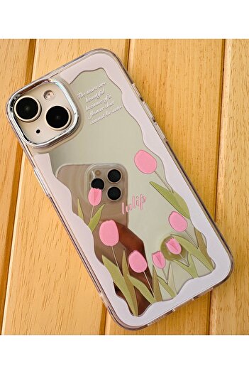 Go Aksesuar Mirror Model Silicone Case Compatible with iPhone 13 - 14 - 15