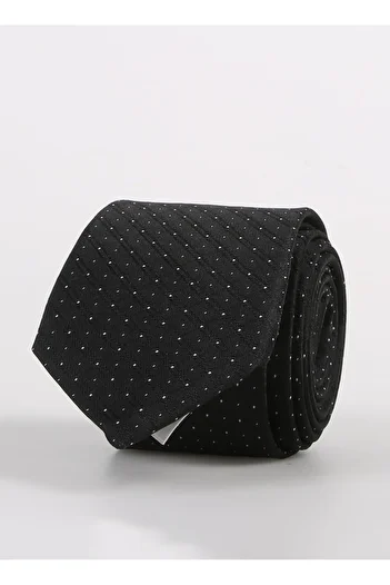 ALTINYILDIZ CLASSICS Altıny Yıldız Classics Men's Tie - Black and White 4a 2124200013