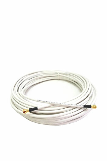 ANKTEK 3 Metre Gold Uçlu Rg6/U4 Hazır Uydu Anten Kablosu 3D 4K Full HD 1080 Uyumlu "Hazır Tak Kullan"