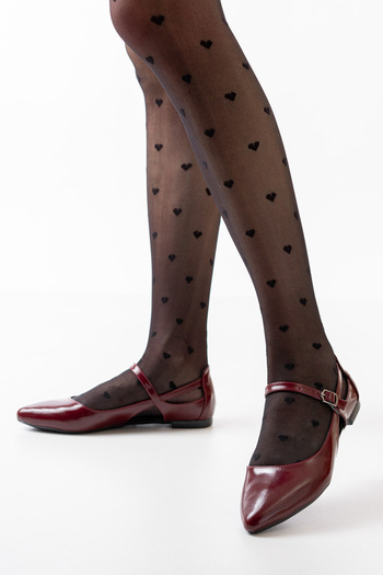 Freemax Claret Red Women's Summer Comfortable Ballerinas - Pointed Toe Freemax.2024.052