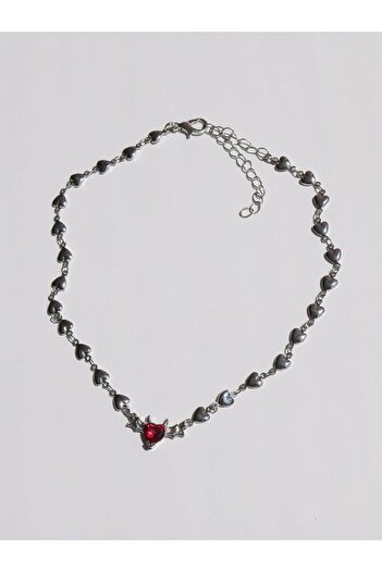 Reorah Collection Draculaura Kalpli Choker/Kolye-Gümüş Kaplama
