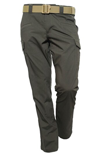 Mudeir Pantolon Alp Koyu Haki Kargo Ripstop Taktik Tactical Outdoor Çok Cepli Koruma 4 Mevsim