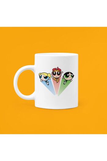 UUR STORE Power Puff Girls Printed Ceramic Mug 330ml