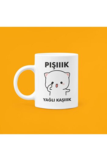 UUR STORE Puppy Oiled Spoon Printed Mug