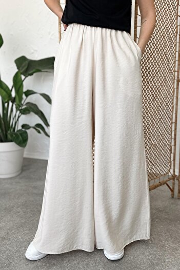 Poliyance Ecru Kulina Trousers
