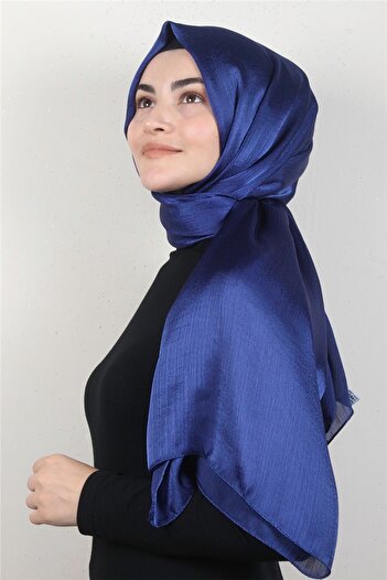 PİRAMİT Diamond Janjan Şal 2727-7 Parlement Mavisi