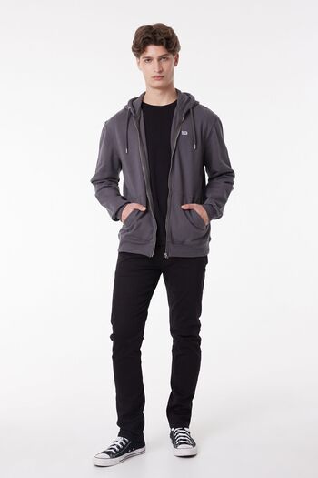 Lee Regular Fit Normal Cut 100% Cotton Hooded Full Zipper Sweatshirt