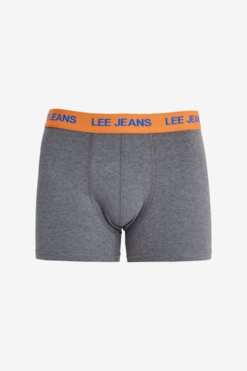 Lee Cotton Flexible Regular Fit Gray Single Boxers