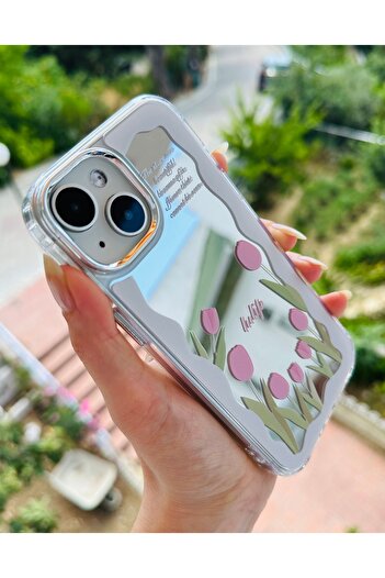 Go Aksesuar Mirror Model Silicone Case Compatible with iPhone 13 - 14 - 15