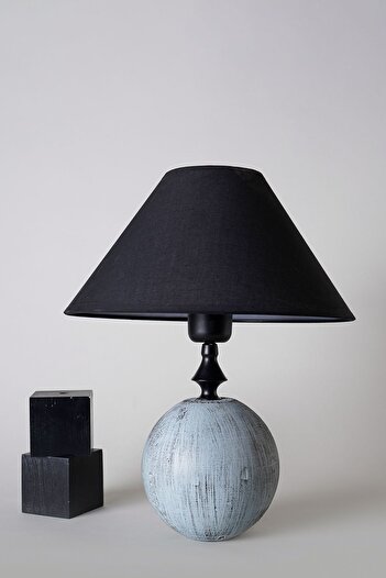 Hmydesign Batiment Handmade Ceramic Lampshade Black-Light Blue