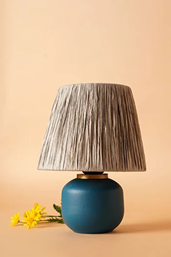 Hmydesign Tournant Handmade Ceramic Lampshade Blue-Grey