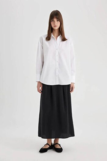 DeFacto A-line Modal Maxi Skirt C3991AX24SM