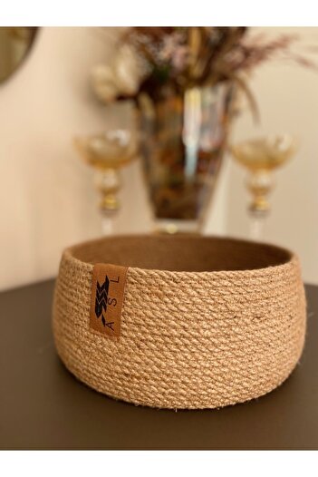 ASL CONCEPT Ψάθινο καλάθι 25x11 από γιούτα