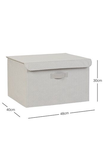 Ocean Home Textile Gray Covered In-Cabinet Laundry Toy Organizer Folding Storage Box Storage Bag 48x40x30