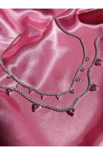 Reorah Collection Bridgerton Big Heart Choker Necklace