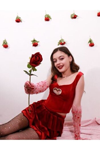 Reorah Collection Romantic Dress - Kırmızı