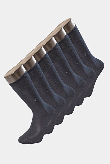 TÜREN 9101 Model Flat Socks - Pack of 6