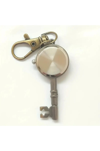 Bozhi Bronze Key Design Necklace Pocket Watch