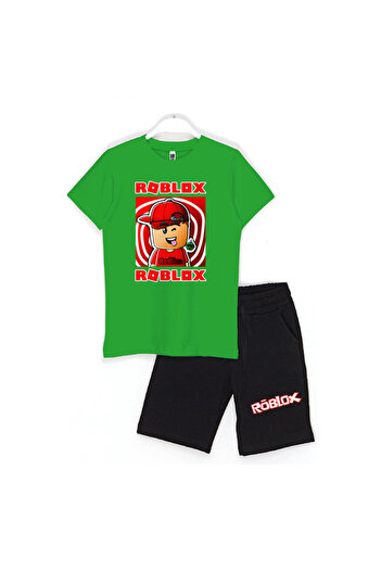Built By Crazy Roblox Red Lion - Kids Shorts Set