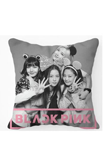 Kollektif Black Pink Halı ve Minder Peluş Yastık Jisoo Jennie Rosé Lisa Kuromi Kawaii Sanrio My Melody Hello
