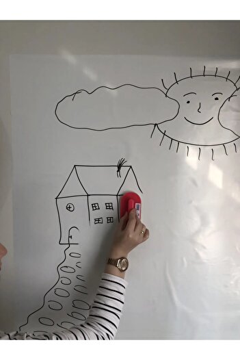 Tutunabilir Kağıt 1 Şeffaf 1 Beyaz 60x100 Beyaz Tahta Statik Akıllı Kağıt Tahta Duvara,cama,tahtaya Uygulanır