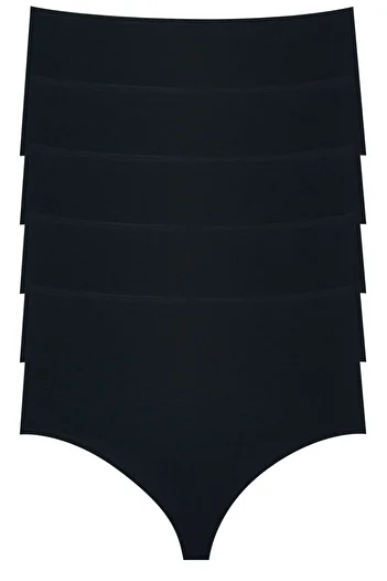 Miss Blue Moon Extra High Waist 5-Piece Thong 2760