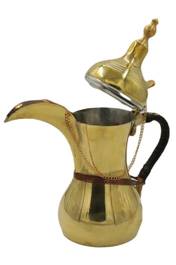 ANTEPSEPETİ Sarı Bakır Mırra Cezve 25 CM