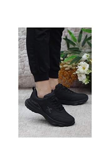 Kinetix Norton Pu Men's Black Comfort Shoes