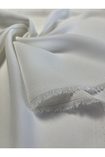 Kumaş sever White Adriana Crepe Jorjet Crepe Fabric Double Top Dress Clothing Shirt Ferace