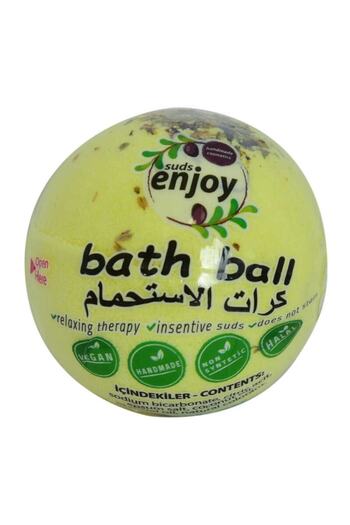 Enjoy Daisy Handmade Bath Tub Ball Soap Yellow 90-120 Gr