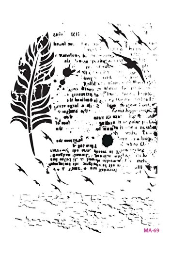 Cadence Ma69 Mix Media Stencil, stencil, stencil,plantilla By Polsef