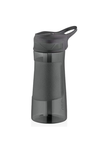 Uzspace 670 ml Black Wagon Ring Tritan Flask 9002