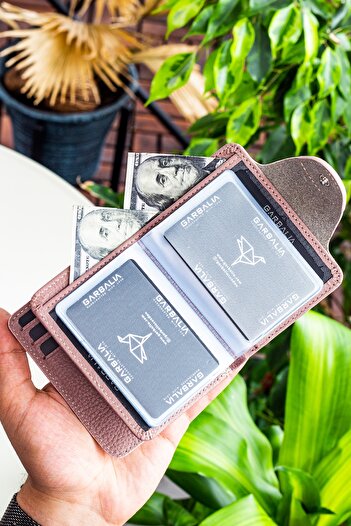 Garbalia Ecru Unisex Wallet with Lucerne Leather Additional Card Holder