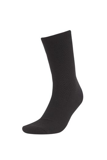 DeFacto Men's Black 3-Piece Socks N1121AZ21AU