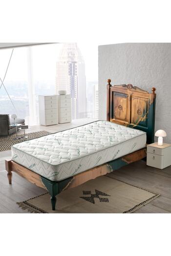 Heyner 90x170 Jungle Bamboo Ortopedik Tek Kişilik Yaylı Yatak 90*170 Ortopedik Yaylı Yatak