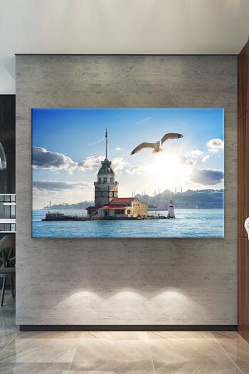 Morfil Sanat Atölyesi Turnul Fecioarei Istanbul Pictură decorativă pe pânză